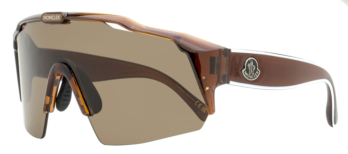 Moncler Alt Fit Shield Sunglasses ML0270-K 45E Brown 0mm