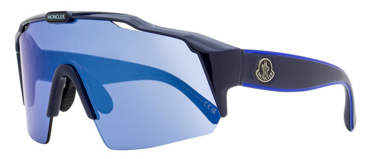 Moncler Alt Fit Shield Sunglasses ML0270-K 90X Blue 0mm