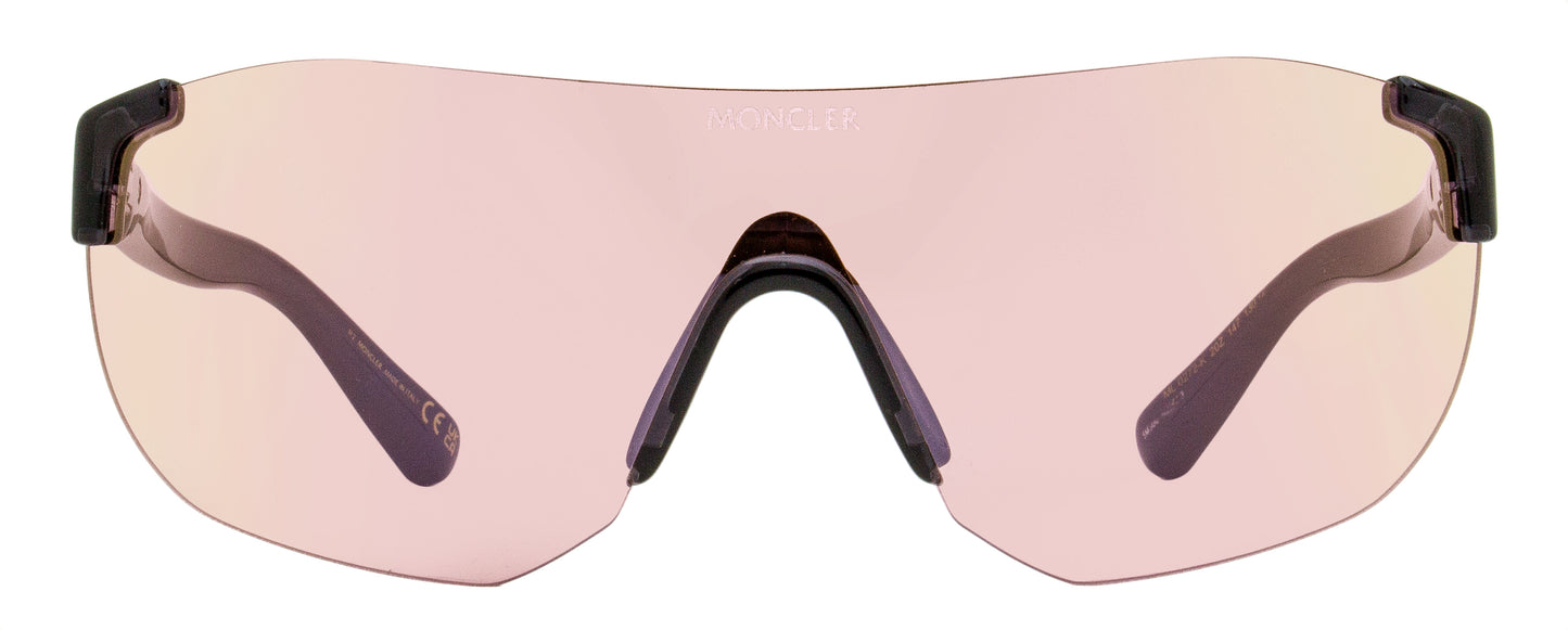 Moncler Rimless Shield Sunglasses ML0272-K 20Z Dark Gray 0mm