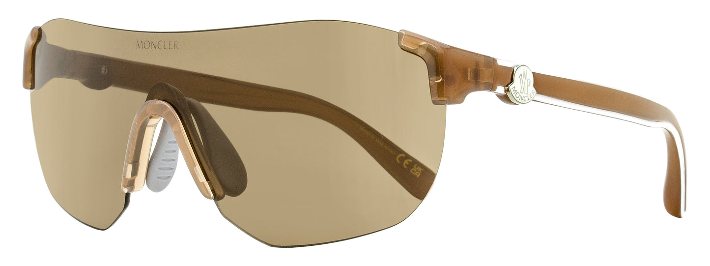 Moncler Rimless Shield Sunglasses ML0272-K 57E Beige 0mm