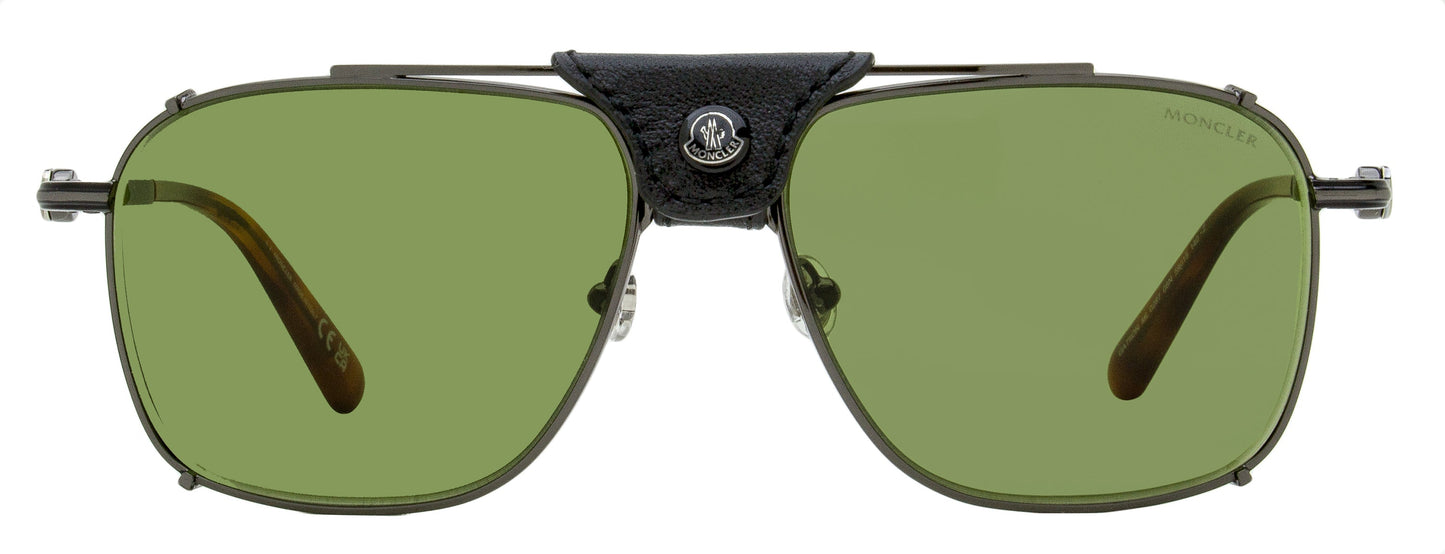 Moncler Gatiion Navigator Sunglasses ML0287 08N Gunmetal/Havana 59mm