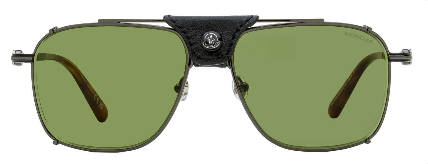 Moncler Gatiion Navigator Sunglasses ML0287 08N Gunmetal/Havana 59mm