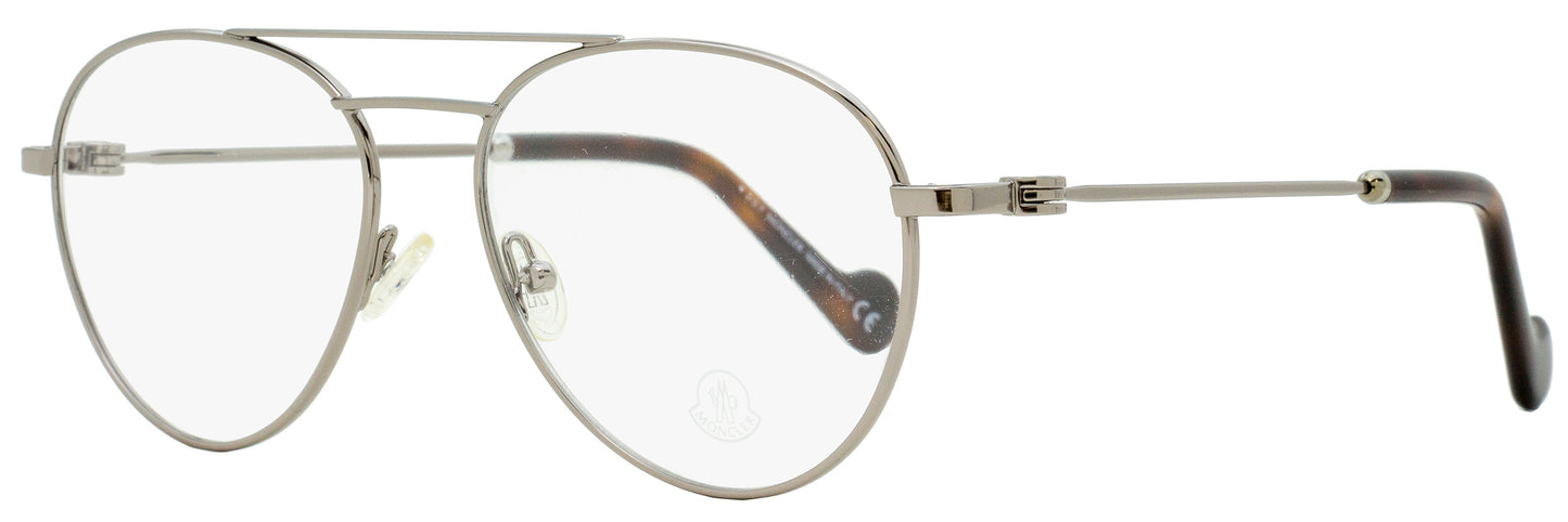 Moncler Oval Eyeglasses ML5023 014 Ruthenium/Dark Havana 54mm 5023