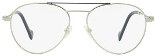 Moncler Oval Eyeglasses ML5023 016 Palladium/Dark Blue 54mm 5023