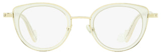 Moncler Oval Eyeglasses ML5025 024 Light Gold/Frosted 46mm 5025