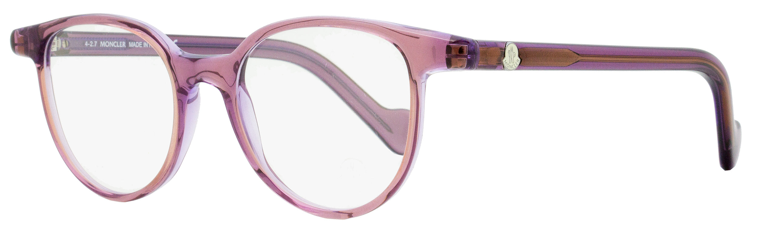 Moncler Oval Eyeglasses ML5032 074 Transparent Pink/Violet 47mm 5032