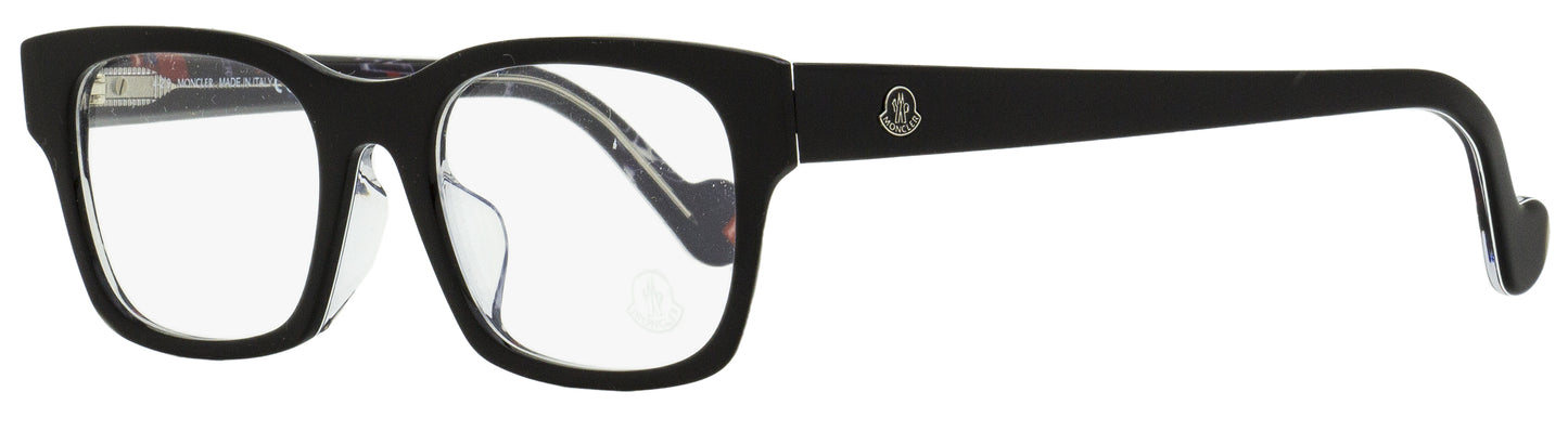 Moncler Rectangular Eyeglasses ML5070F 005 Black/Clear 53mm 5070