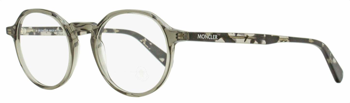 Moncler Oval Eyeglasses ML5120 001 Transparent Gray 47mm