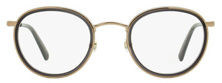 Moncler Oval Eyeglasses ML5153 001 Bronze/Gray 49mm