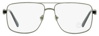 Moncler Pilot Eyeglasses ML5178 008 Gunmetal/Gray 55mm