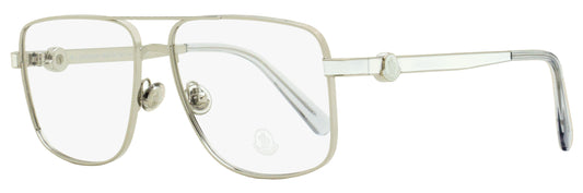 Moncler Pilot Eyeglasses ML5178 016 Palladium/White 55mm