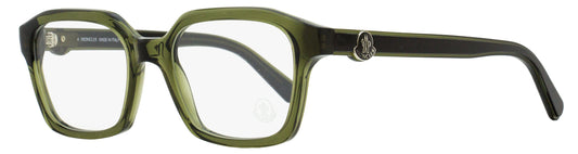 Moncler Rectangular Eyeglasses ML5181 096 Green/Black 52mm