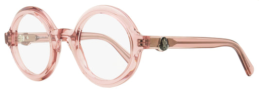 Moncler Round Eyeglasses ML5194 072 Transparent Rose 48mm