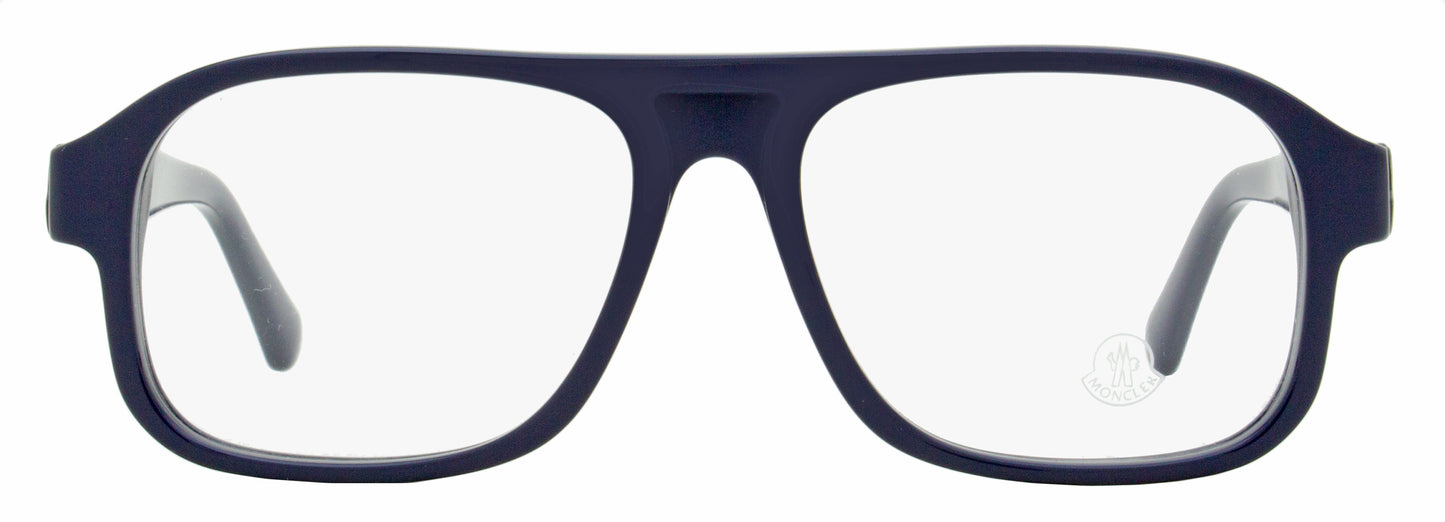 Moncler Rectangular Eyeglasses ML5198 090 Blue 54mm