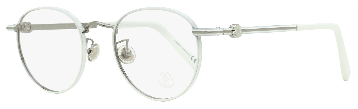 Moncler Oval Eyeglasses ML5204H 021 White 48mm