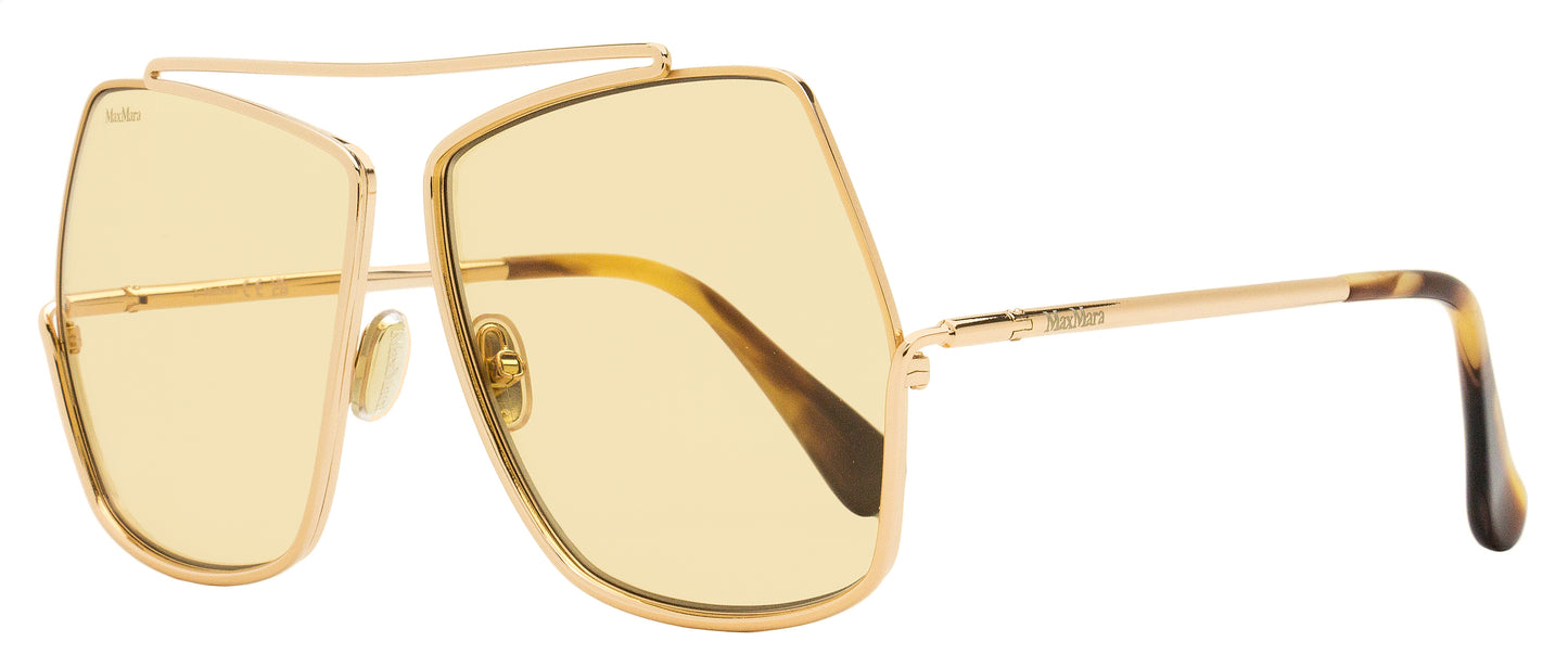 Max Mara Elsa Photochromic Sunglasses MM0006 28E Gold/Horn 64mm