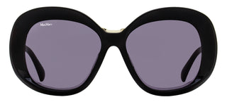 Max Mara Edna Alt Fit Sunglasses MM0087-F 01A Black 55mm