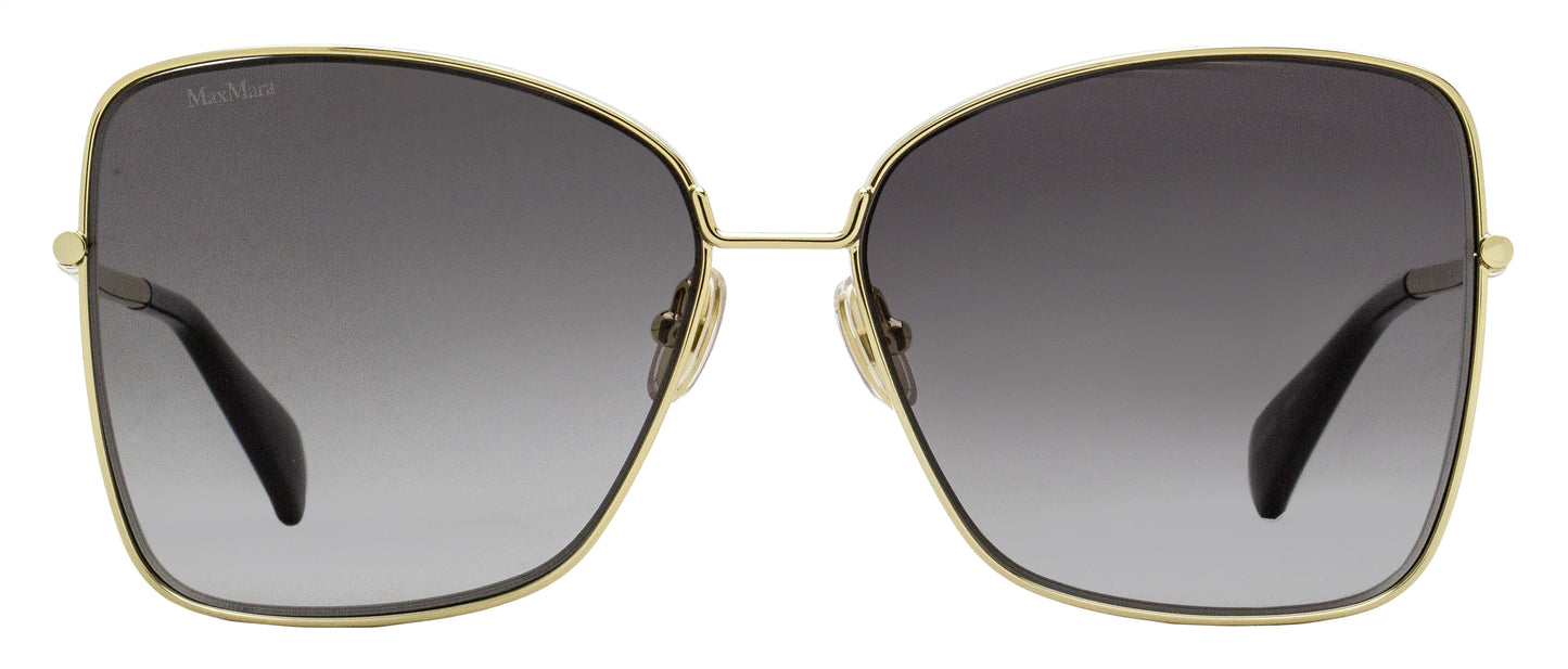 Max Mara Menton1 Sunglasses MM0097 32B Gold/Black 59mm