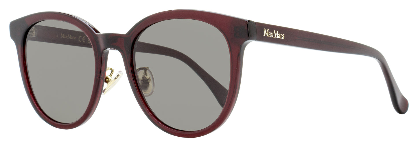 Max Mara Pantos Alt Fit Sunglasses MM0106-K 69A Maroon 54mm