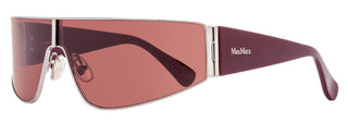 Max Mara Space Shield Sunglasses MM0164 14S Ruthenium/Bordeaux  0mm