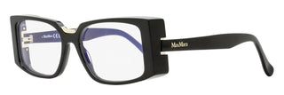 Max Mara Rectangular Blue Block Eyeglasses MM5157-B 001 Black/Gold 54mm