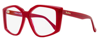 Max Mara Butterfly Blue Block Eyeglasses MM5162-B 066 Carmine Red 53mm