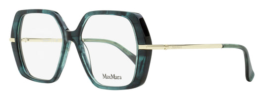 Max Mara Geometric Eyeglasses MM5175 098 Green Melange 52mm