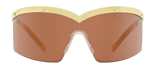 MCM Shield Wrap Sunglasses MW0016 32S Gold/Blush 0mm