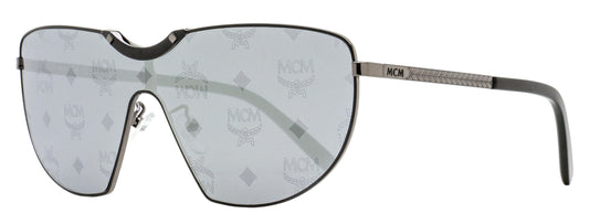 MCM Monogram Shield Sunglasses MW0026-H 02C Black/Ruthenium 0mm