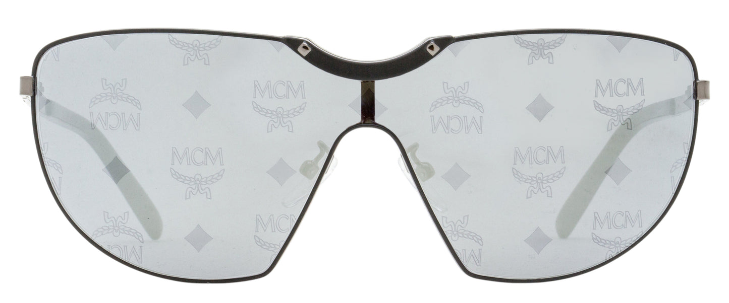 MCM Monogram Shield Sunglasses MW0026-H 02C Black/Ruthenium 0mm