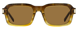 MCM Unisex Rectangular Sunglasses MW0030 47J Brown Amber Ombre 53mm