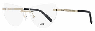 MCM Tapered Rimless Eyeglasses MW5031-H 016 Palladium/Black 58mm
