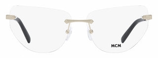 MCM Tapered Rimless Eyeglasses MW5031-H 016 Palladium/Black 58mm