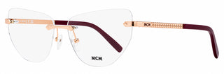 MCM Tapered Rimless Eyeglasses MW5031-H 028 Rose Gold/Burgundy 58mm