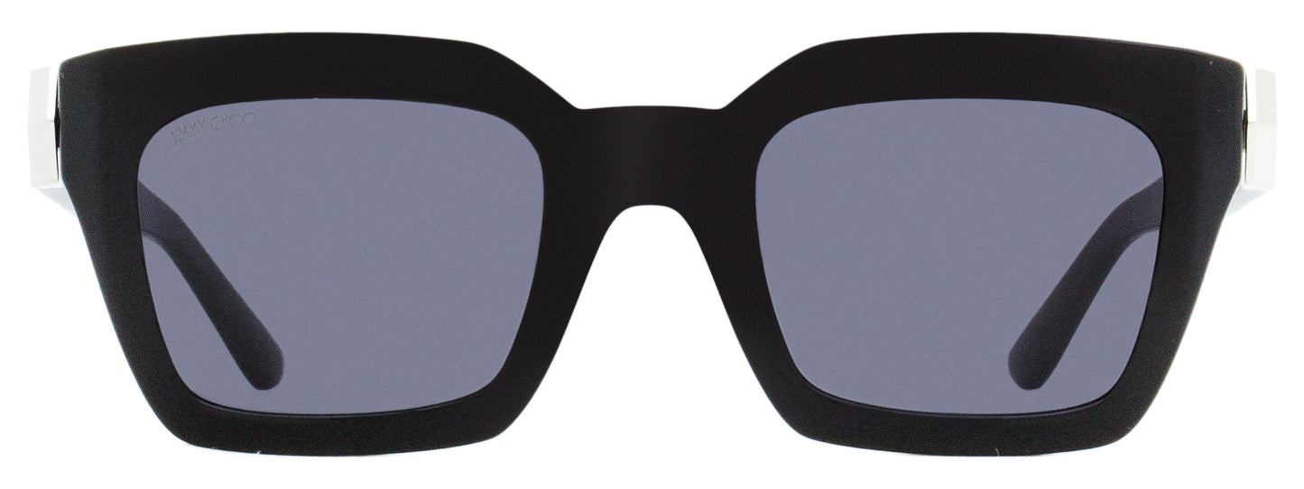 Jimmy Choo Rectangular Maika Sunglasses 807IR Black 50mm