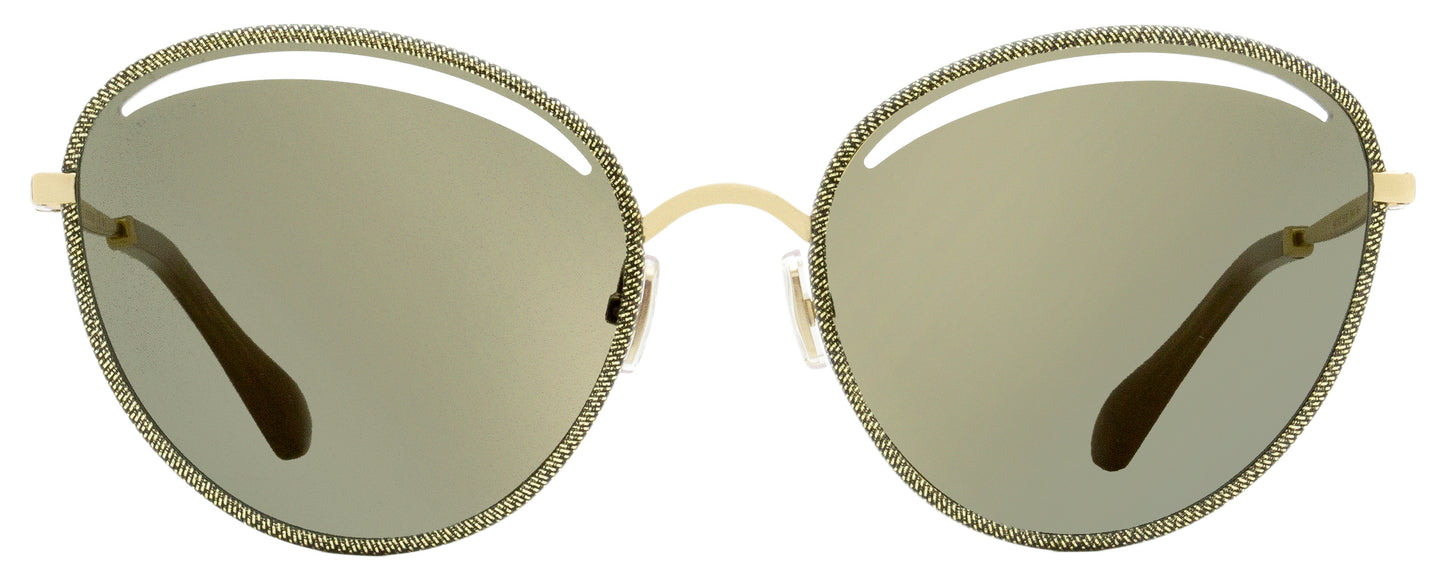 Jimmy Choo Cut-Out Sunglasses Malya/S W8QK1 Gold/Gray 59mm