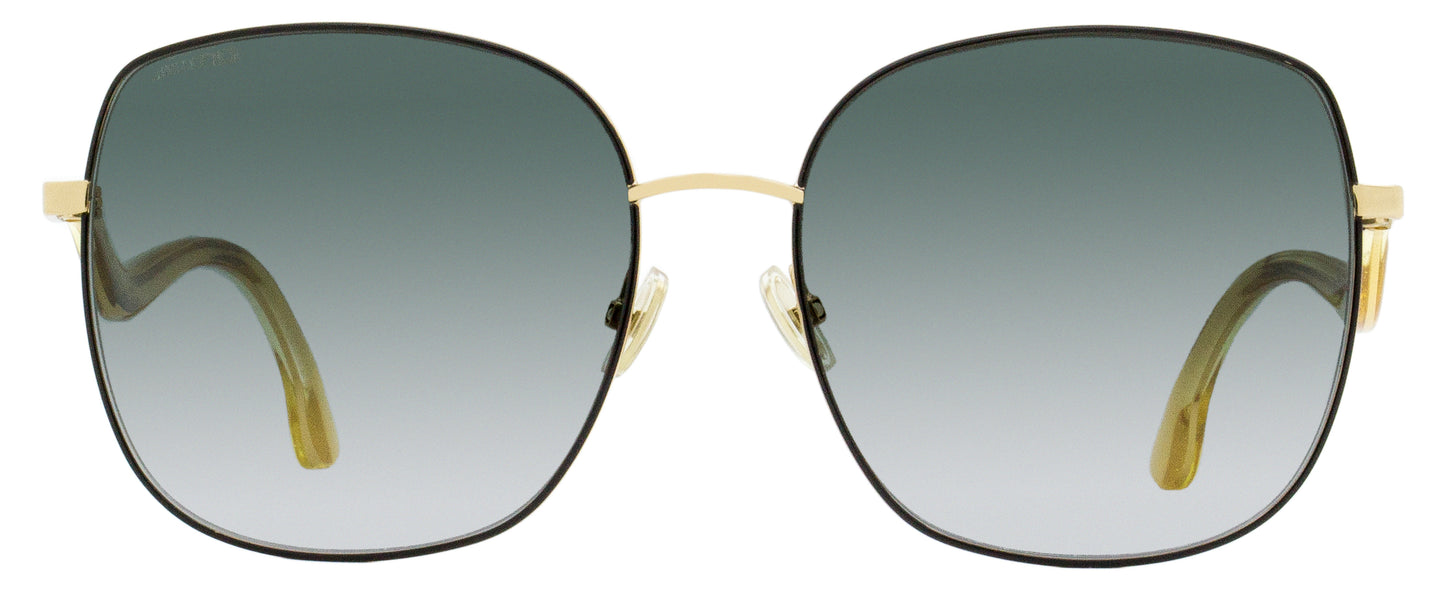 Jimmy Choo Square Mamie Sunglasses RHL9O Gold/Black 60mm