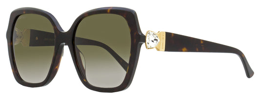 Jimmy Choo Square Manon /G Sunglasses 086HA Havana 57mm