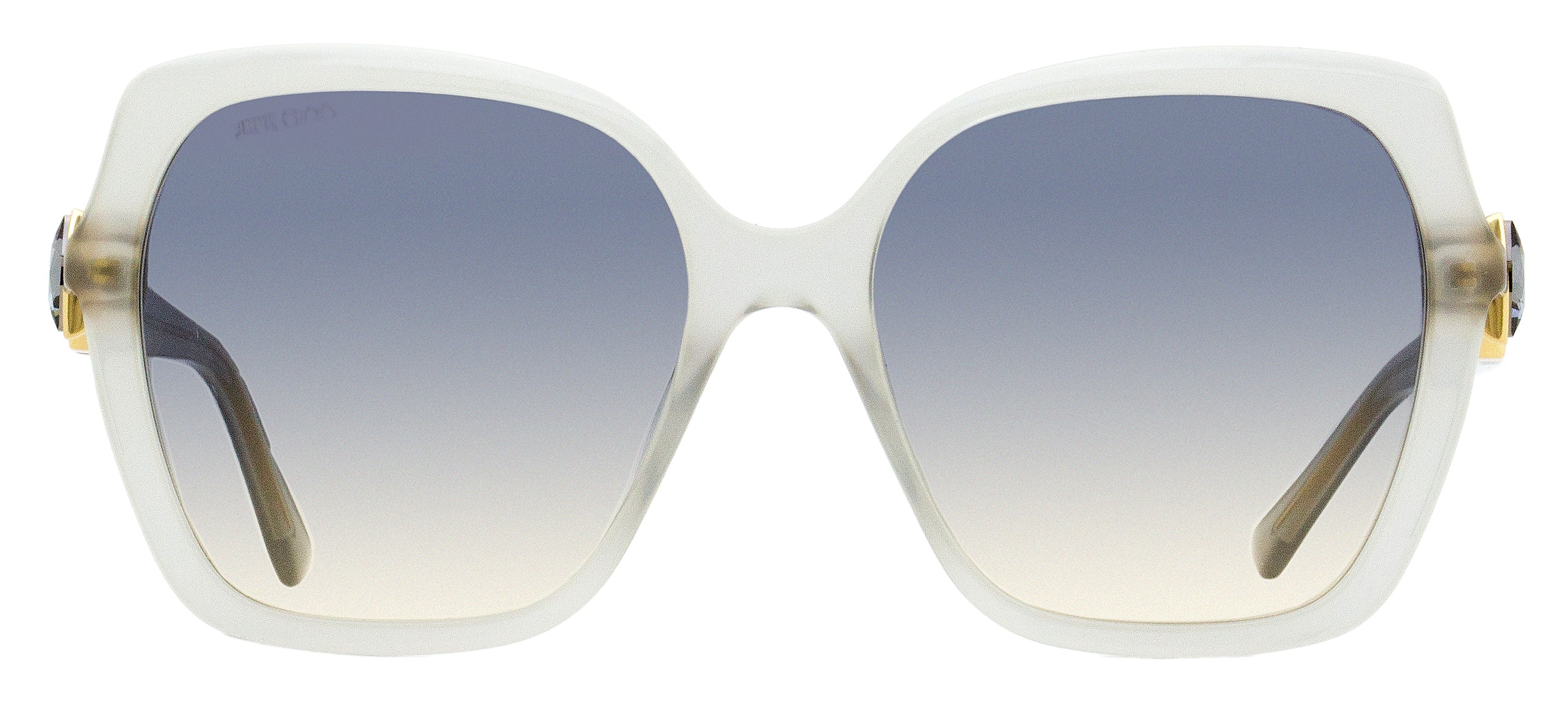 JIMMY CHOO スクエアフレムサンクラス MANONGS KB7FF Jimmy Choo Square Manon /G Sunglasses KB7FF Transparent Gray