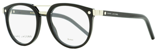 Marc Jacobs Oval Eyeglasses Marc 19 807 Black/Palladium 50mm