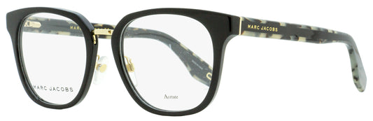 Marc Jacobs Square Eyeglasses Marc 277 807 Black/Gray Havana 51mm