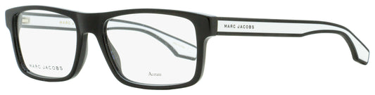 Marc Jacobs Rectangular Eyeglasses Marc 290 80S Black/White 55mm