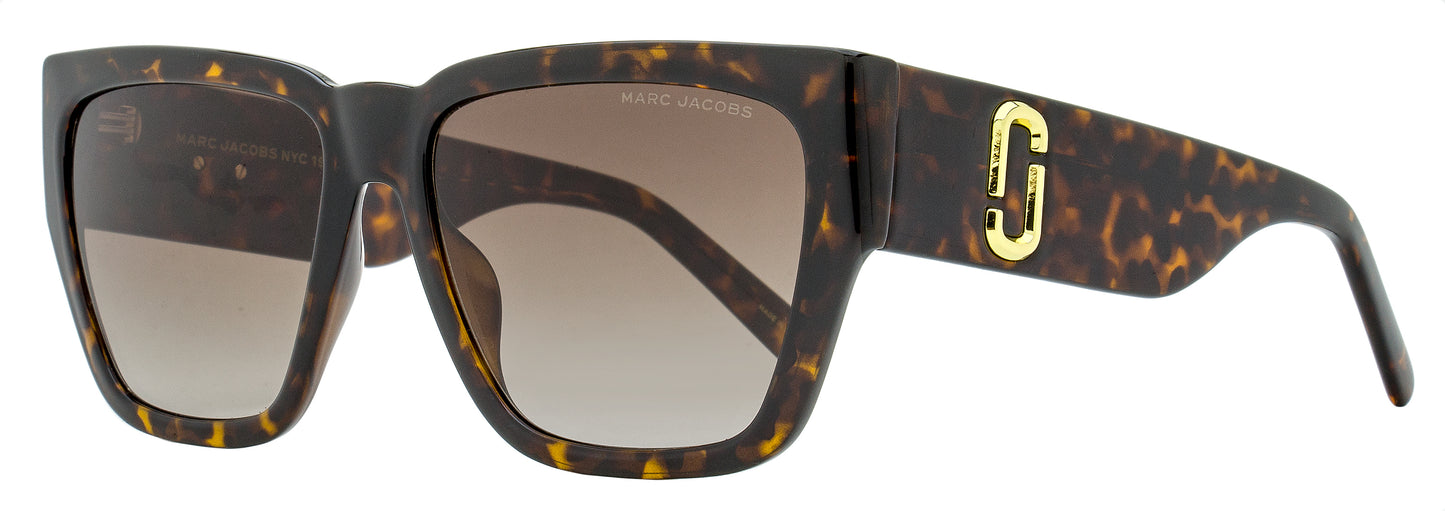 Marc Jacobs Square Logo Sunglasses Marc 646/S 086HA Havana 57mm