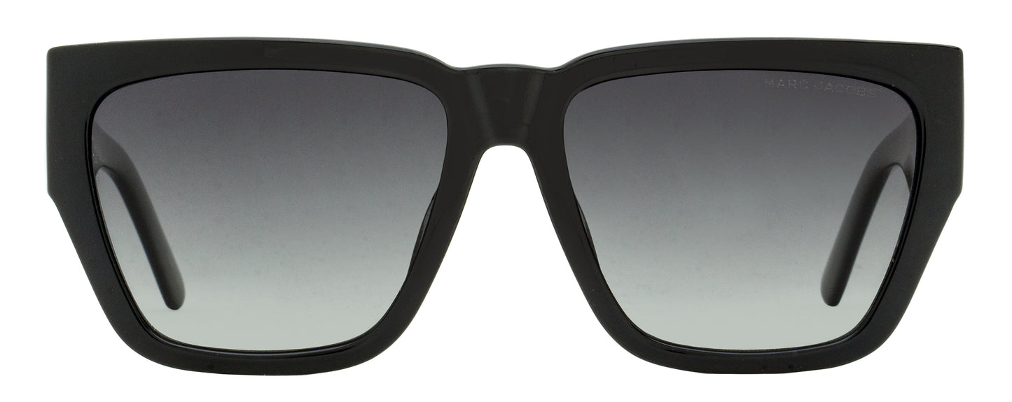 Marc Jacobs Square Logo Polarized Sunglasses Marc 646/S 08AWJ Black 57mm
