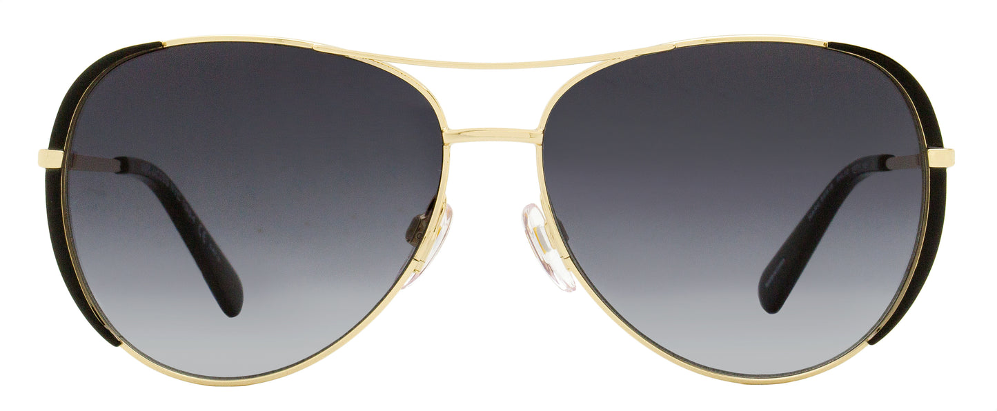 Marc Jacobs Rounded Pilot Sunglasses Marc 686/S RHL9O Gold/Black 59mm