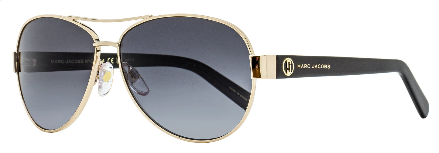 Marc Jacobs Pilot Sunglasses Marc 699/S RHL9O Gold/Black 60mm