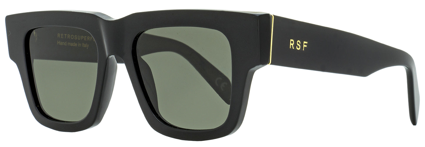 Retrosuperfuture Square Sunglasses Mega UAN Black 53mm