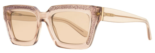 Jimmy Choo Rectangular Sunglasses Megs FWM2S Nude 51mm