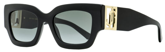 Jimmy Choo Rectangular Sunglasses Nena 8079O Black/Gold 51mm