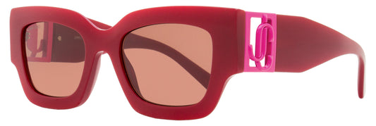 Jimmy Choo Rectangular Sunglasses Nena C9A4S Red/Pink 51mm